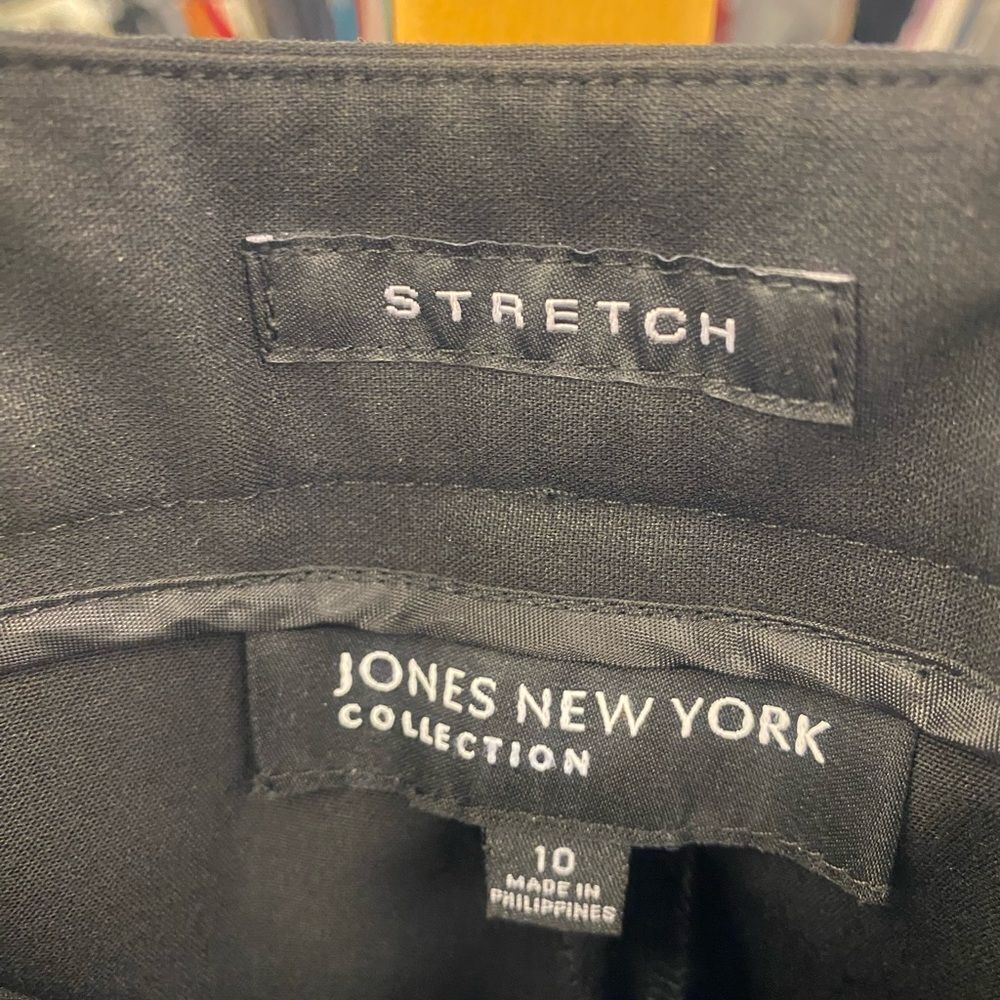 Jones NY Sz. 8/10 Black Pantsuit - Picture 3 of 5